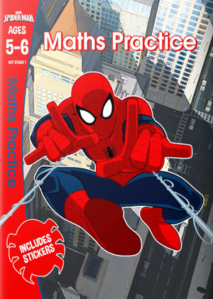 Marvel spiderman math practice ages 5-6 General Books | BookBuzz.Store