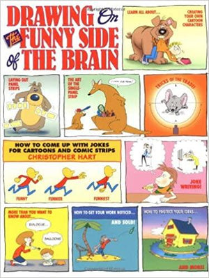 Drawing-on-the-Funny-Side-of-the-Brain-:-How-to-Come-Up-With-Jokes-for-Cartoons-and-Comic-Strips-BookBuzz.Store