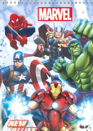 Marvel: New Allies coloring | BookBuzz.Store