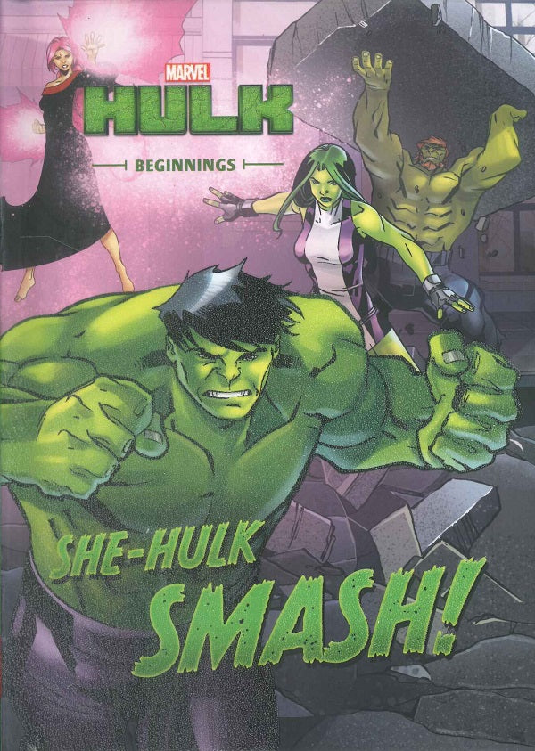 Marvel Hulk Beginnings: she-hulk smash