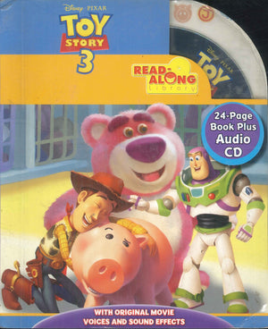 Disney Pixar Toy Story 3 Read Along Library 24 Page Book Plus Audio CD | BookBuzz.Store
