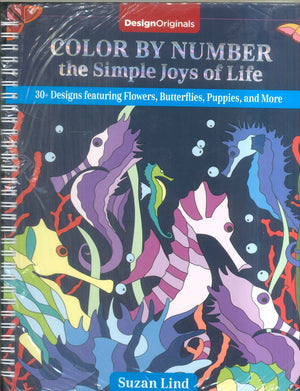 Color by number the simple joys of life Children | BookBuzz.Store