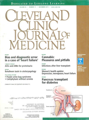 Cleveland Clinic Journal of Medicine Medical Books | BookBuzz.Store