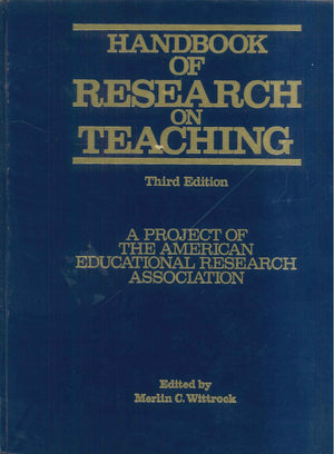 HANDBOOK OF RESEARCH ON TEACHING Third Edition Merlin C. Wittrock Education and Learning | BookBuzz.Store