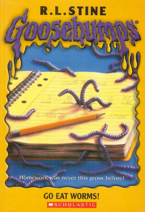 Scholastic Goosebumps Go Eat Worms! R.L.Stine stories | BookBuzz.Store