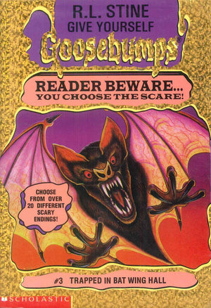 Scholastic Give Yourself Goosebumps #3 Trapped In Bat Wing Hall R.L.Stine stories | BookBuzz.Store
