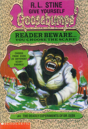Scholastic Give Yourself Goosebumps #4 The Deadly Experiments Of Dr.Eeek R.L.Stine stories | BookBuzz.Store