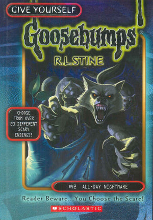 Scholastic Give Yourself Goosebumps #42 All - Day Nighmare R.L.Stine stories | BookBuzz.Store