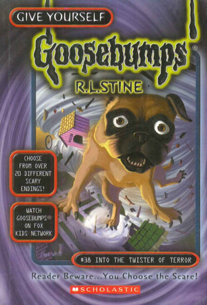 Scholastic Give Yourself Goosebumps #38 Into The Twister Of Terror R.L.Stine stories | BookBuzz.Store