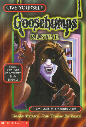Scholastic Give Yourself Goosebumps #28 Night Of A Thousand Claws R.L.Stine stories | BookBuzz.Store