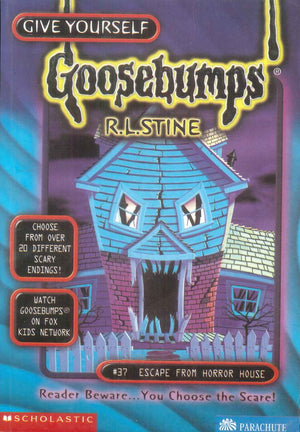 Scholastic Give Yourself Goosebumps #37 Escape From Horror House R.L.Stine stories | BookBuzz.Store