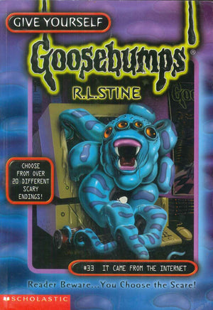 Scholastic Give Yourself Goosebumps #33 It Came From The Internet R.L.Stine stories | BookBuzz.Store