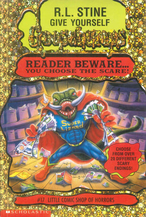 Scholastic Give Yourself Goosebumps #17 Little Comic Shop Of Horrors R.L.Stine stories | BookBuzz.Store