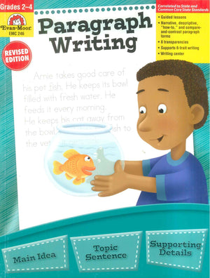Paragraph Writing Grades 2-4 Evan Moor Educational Publishers Children | BookBuzz.Store