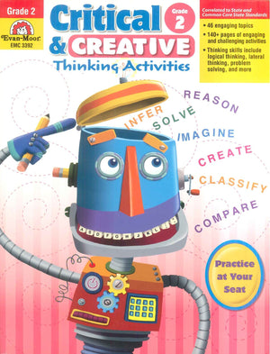Critical And Creative Thinking Activities Grade 2 Evan Moor Educational Publishers Children | BookBuzz.Store