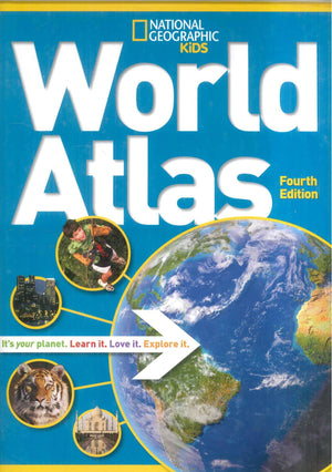 National Geographic Kids Wold Atlas Fourth Edition Children | BookBuzz.Store