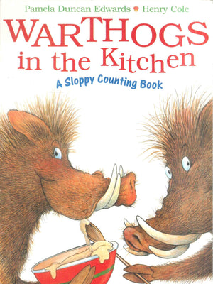 Warthogs In The Kitchen A Sloppy Counting book Children | BookBuzz.Store