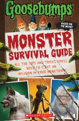 Scholastic Goosebumps Monster Survival Guide Susan Lurie stories | BookBuzz.Store
