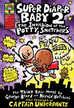 Super Diaper Baby 2: The Invasion of the Potty Snatchers Dav Pilkey Comics | BookBuzz.Store
