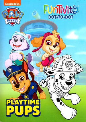 Paw Patrol Funtivity Dot-to-Dot - Play Time Pups | BookBuzz.Store
