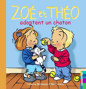 Zoé-et-Theo---adoptent-un-chaton-|-BookBuzz.Store