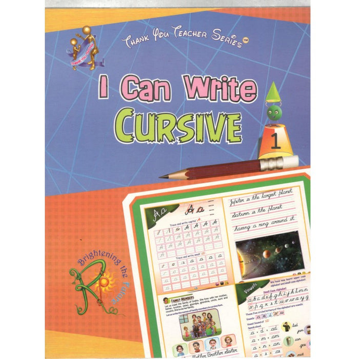 Rajsee I Can Write Cursive Textbook for Class 1