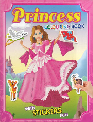 Princess COLOURING BOOK (Pink) | BookBuzz.Store