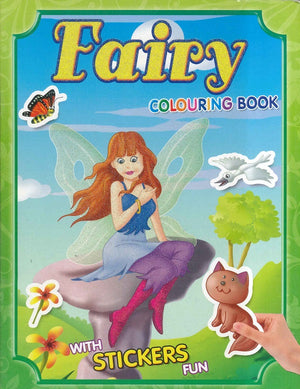 Fairy COLOURING BOOK (Green) | BookBuzz.Store