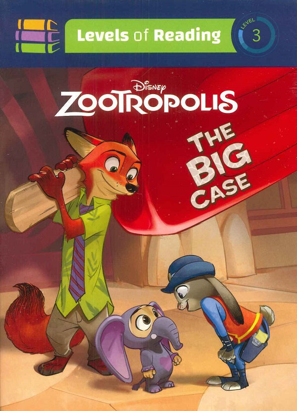 levels of reading zootropolis The Big Case Level 3