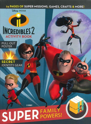 incredibles 2 Activity Book | BookBuzz.Store