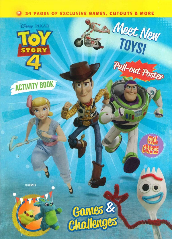 Toy Story 4 Activity Book