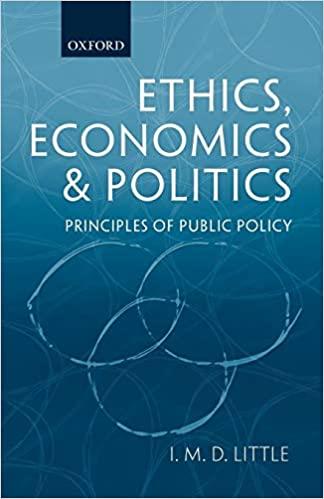 Ethics, Economics and Politics: Principles of Public Policy
