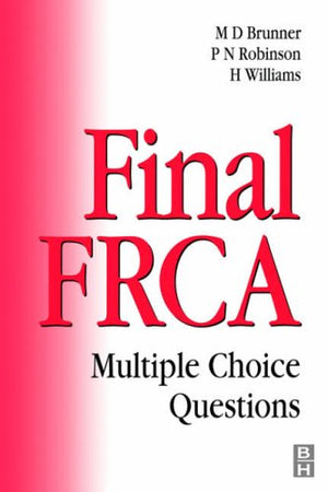 Final FRCA: Multiple Choice Questions Michael D. Brunner BookBuzz.Store Delivery Egypt