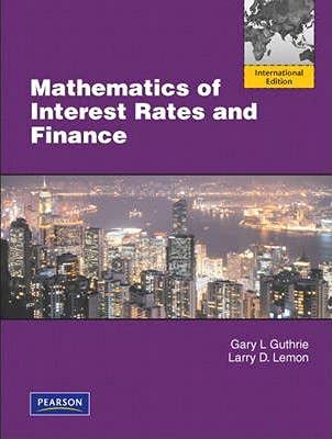 Mathematics of Interest Rates and Finance: International Edition