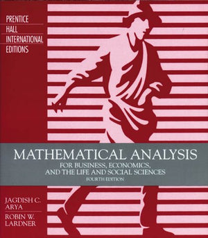 Mathematical Analysis for Business, Economics and The Life and Social Sciences: International Edition BookBuzz.Store Delivery Egypt