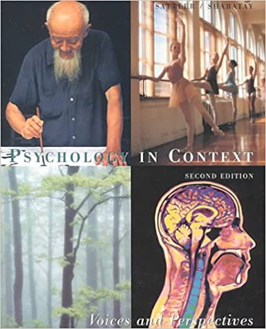 Psychology in Context: Voices and Perspectives 2nd Ed