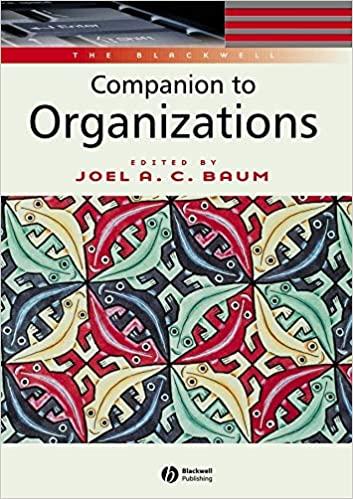 The Blackwell Companion to Organizations
