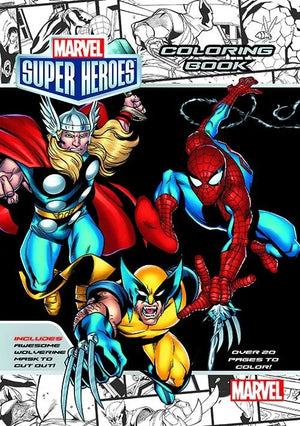 Marvel Super Heroes Coloring Book  Marvel | BookBuzz.Store