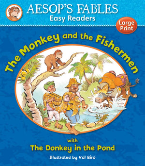 The-Monkey-&-the-Fishermen-&-The-Donkey-in-the-Pond-(Aesop's-Fables-Easy-Readers)-BookBuzz-Cairo-Egypt-564