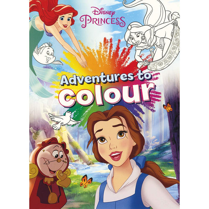 Disney Princess Adventures to Colour