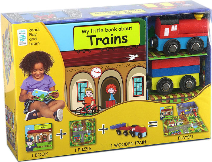 MY LITTLE BOOK ABOUT TRAINS