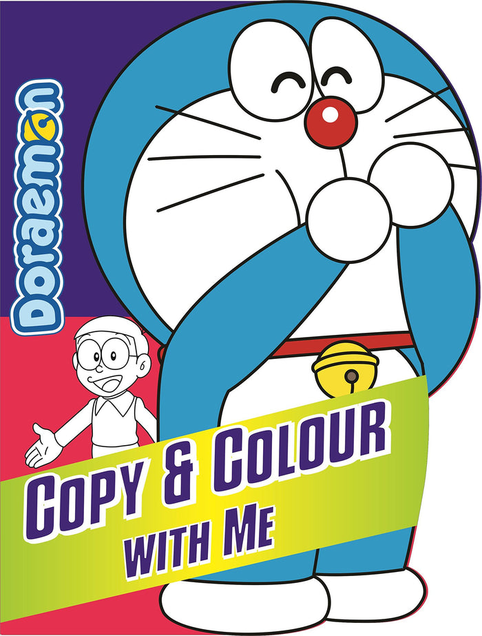 Doraemon Copy and Colour with Me - Blue Cover