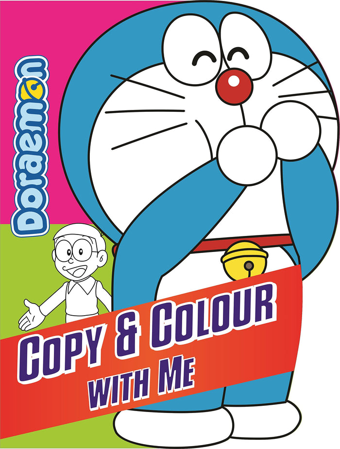 Doraemon Copy and Colour with Me - Pink Cover