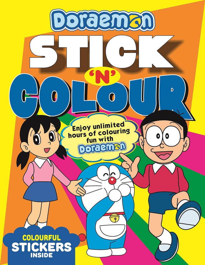 Doraemon Stick N Colour - Yellow Cover
