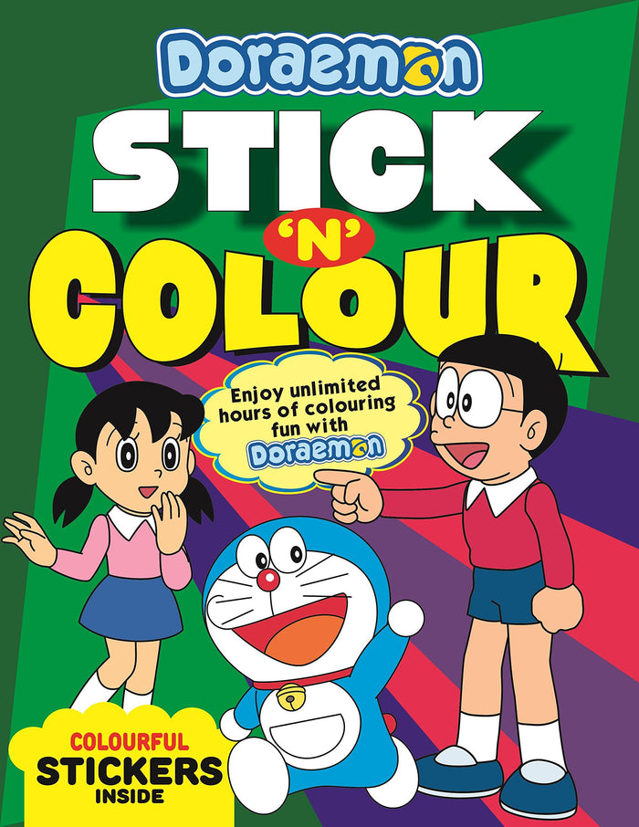 Doraemon Stick N Colour - Green Cover