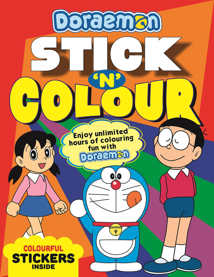 Doraemon Stick N Colour - Red Cover