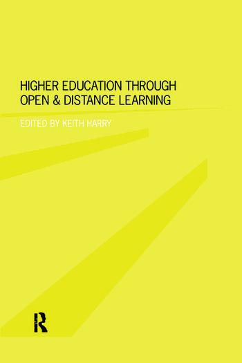 Higher Education Through Open and Distance Learning