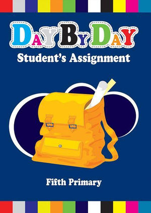 Day by day student's assignment(5 th Primary) كراسة متابعة الواجب قسم النشر بدار الفاروق BookBuzz.Store