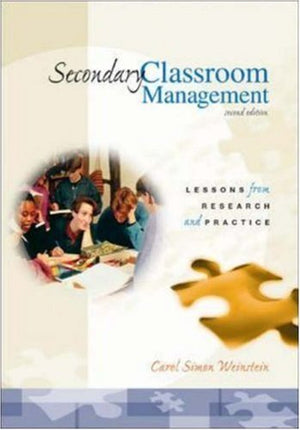 Secondary Classroom Management Carol Simon Weinstein BookBuzz.Store Delivery Egypt