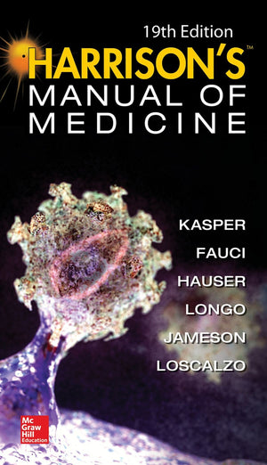 Harrisons Manual of Medicine, 19th Edition  Anthony S. Fauci, Dennis L. Kasper, Stephen L. Hauser, Dan L. Longo, J. Larry Jameson, Joseph Loscalzo  BookBuzz.Store Delivery Egypt